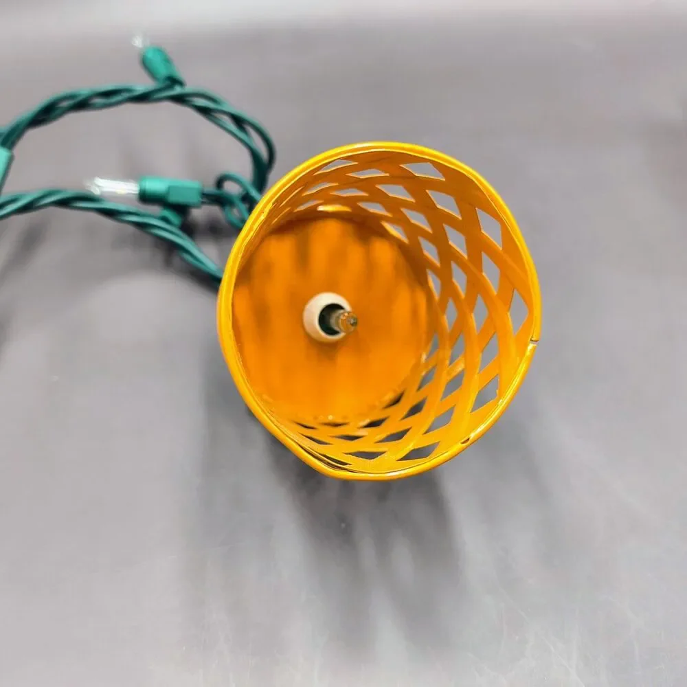 Lot of 10 Metal Lattice String Light Covers for Patio Garden Lights Multicolor